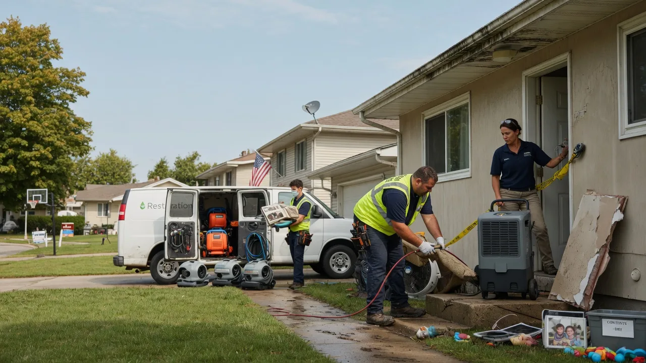 Water Damage Restoration in Cedarville, MI near me
